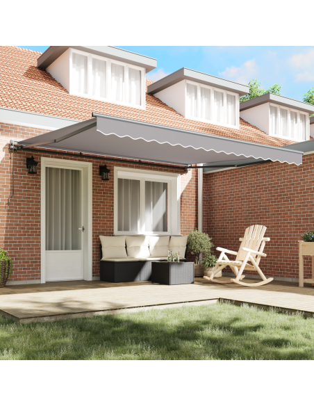 Tenda Retrattile Grigio chiaro 400x300 cm