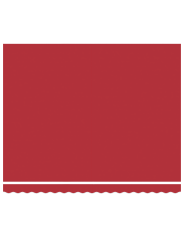 Tenda Retrattile Rosso 400 × 300 cm Poliestere e Metallo