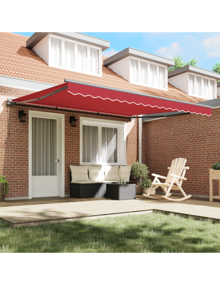 Tenda Retrattile Rosso 400x300 cm