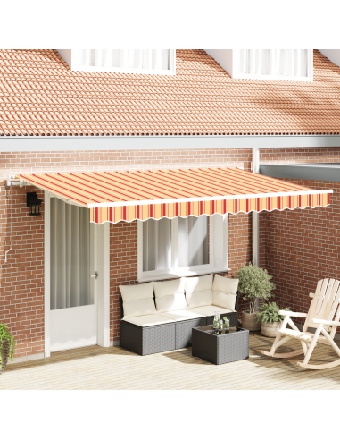 Tenda Retrattile Giallo 400 x 200 cm Tessuto