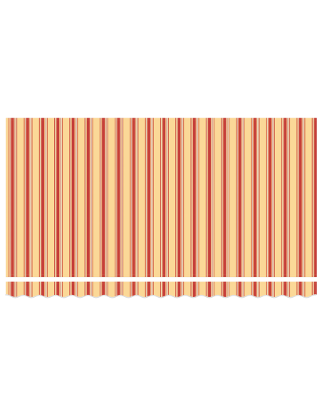 Tenda Retrattile Multicolore 400 x 200 cm Poliestere e Metallo