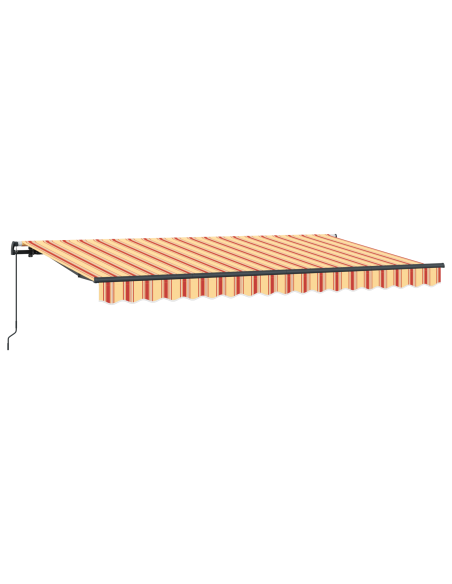 Tenda Retrattile Giallo, arancione e bianco