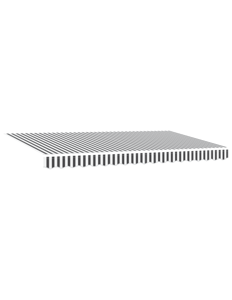 Tenda Retrattile Antracite e Bianco 400x200 cm