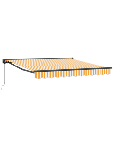 Tenda Retrattile Giallo e Bianco 300 x 250 cm