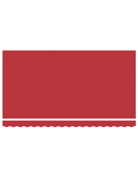 Tenda Retrattile Rosso e Bianco 400x200 cm 400 x 200 cm 4 x 2 m