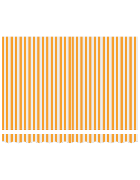 Tenda Retrattile Giallo e Bianco 300x250 cm