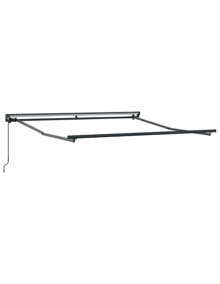 Tenda Retrattile Antracite 300 x 250 cm Poliestere e Metallo