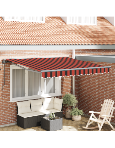 Tenda Retrattile Arancione e Nero 300 x 250 cm