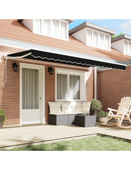 Tenda Retrattile Nero 400x200 cm