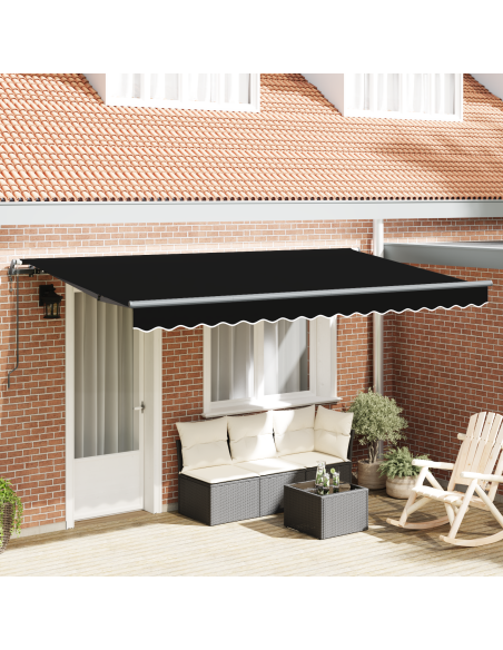 Tenda Retrattile Nero e antracite