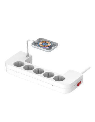 MULTIPRESA BOX 5 SCHUKO+3 USB+CHARG