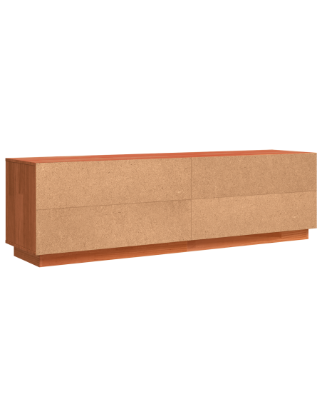 Mobile TV Marrone 156 x 37 x 45 cm Legno di pino massello