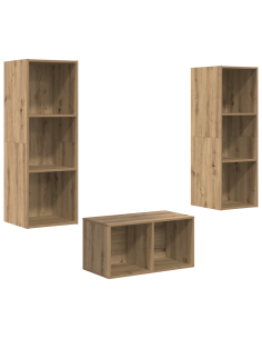 Set mobile TV Rovere artigianale 37 x 37 x 107 cm