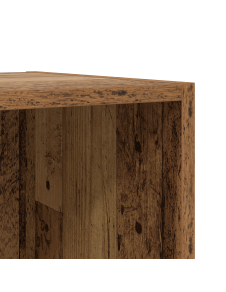 Mobile TV 2 pcs Marrone 37 x 35 x 37 cm Legno multistrato
