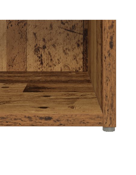 Mobile TV 2 pcs Marrone 37 x 35 x 37 cm Legno multistrato
