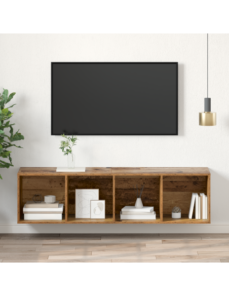 Mobile TV Legno vecchio 37 x 37 x 142.5 cm Legno multistrato