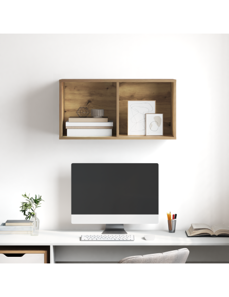 Mobile TV rovere artigianale 37 x 37 x 72 cm Legno multistrato