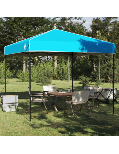 Tenda Gazebo Blu 243 x 243 x 251 cm Tessuto