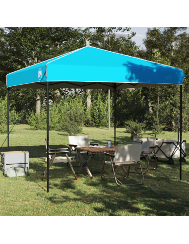 Tenda Gazebo Blu 243 x 243 x 251 cm Tessuto