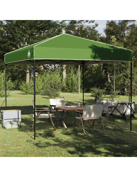 Tenda Gazebo Verde 250 x 250 x 227 / 236 / 245 cm Tessuto Oxford