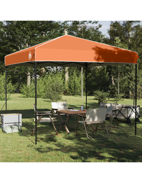 Tenda Gazebo Arancione 250 x 250 x 227 / 236 / 245 cm