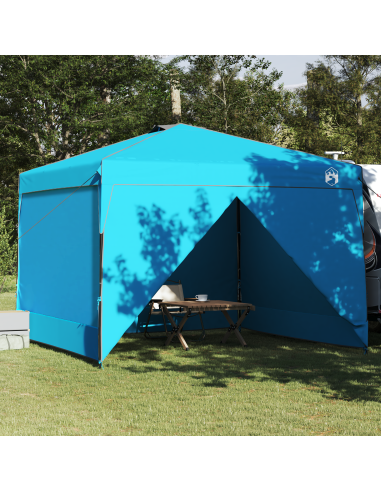 Tenda Gazebo Blu 290 x 290 x 251 cm Tessuto