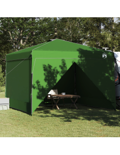 Tenda Gazebo Verde 290 x 290 x 251 cm Tessuto