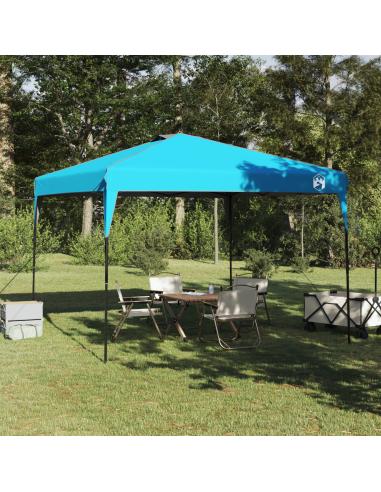 Tenda Gazebo Blu 290 x 290 x 251 cm Tessuto