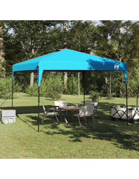 Tenda Gazebo Blu 300 x 300 x 227 / 236 / 245 cm Tessuto Oxford