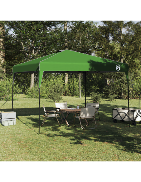 Tenda Gazebo Verde 300 x 300 x 227 / 236 / 245 cm Tessuto Oxford