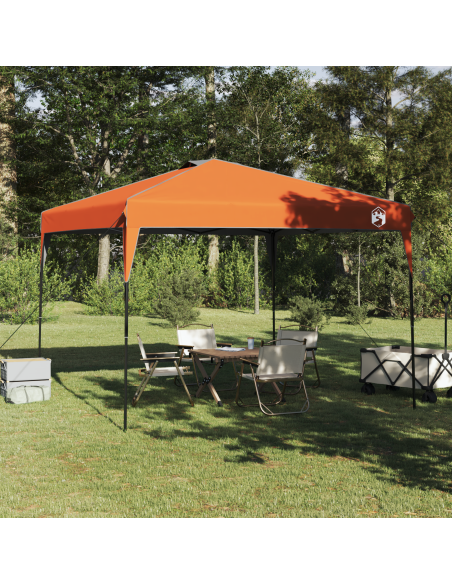 Tenda Gazebo Arancione 290 x 290 x 251 cm Tessuto