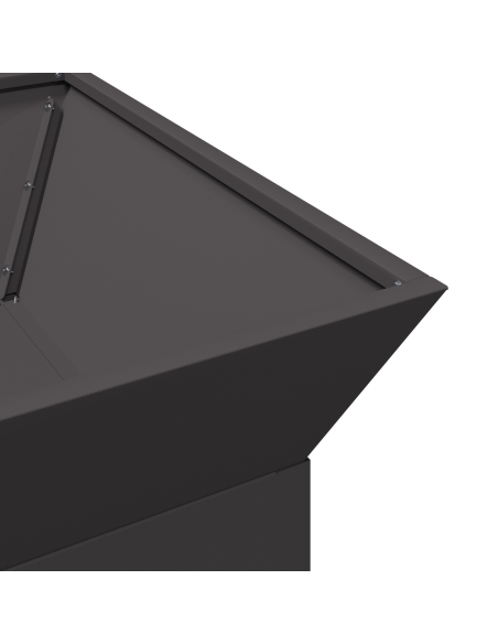 Focolare Nero 50 x 50 x 40 cm Acciaio
