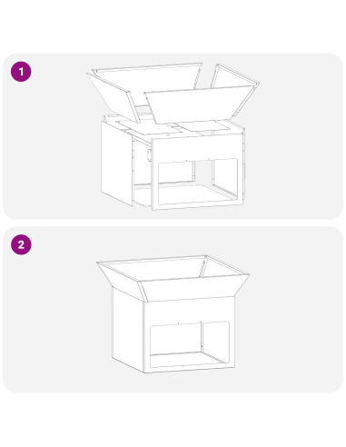 Focolare Nero 50 x 50 x 40 cm Acciaio