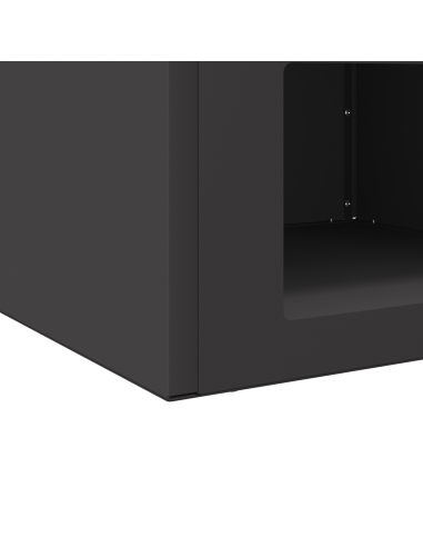 Focolare Nero 50 x 50 x 40 cm Acciaio