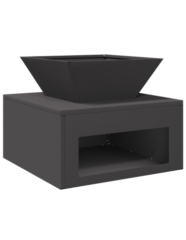 Focolare Nero 50 x 50 x 40 cm Acciaio