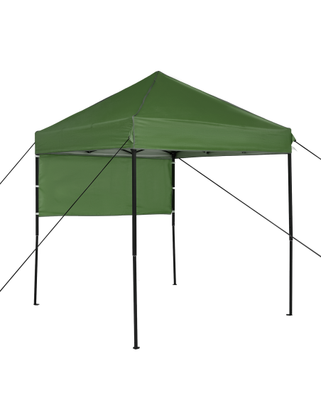 Tenda Gazebo Verde 200 x 200 cm Tessuto Oxford