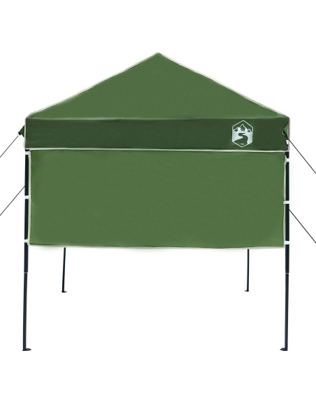 Tenda Gazebo Verde 200 x 200 cm Tessuto Oxford