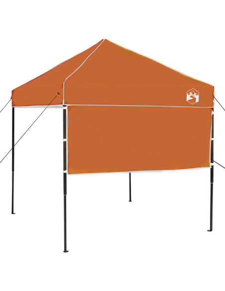 Tenda Gazebo Arancione 200 x 200 cm Tessuto Oxford