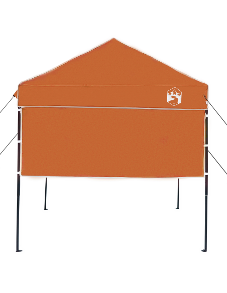 Tenda Gazebo Arancione 200 x 200 cm Tessuto Oxford