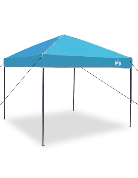 Tenda Gazebo Blu 250 x 250 x 227 / 236 / 245 cm Tessuto Oxford