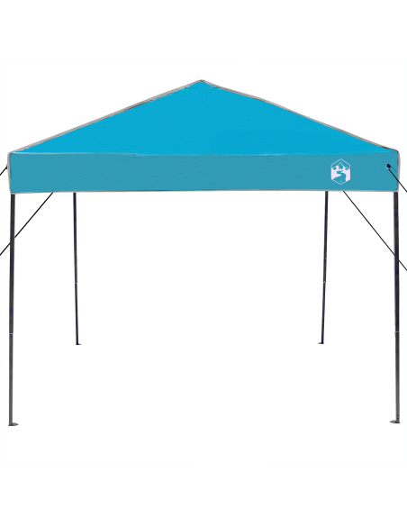 Tenda Gazebo Blu 250 x 250 x 227 / 236 / 245 cm Tessuto Oxford