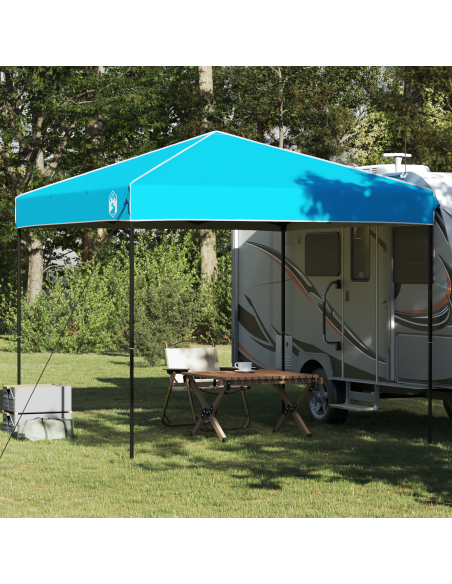 Tenda Gazebo Blu 250 x 250 x 227 / 236 / 245 cm Tessuto Oxford