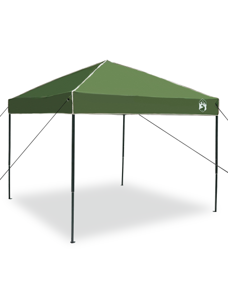 Tenda Gazebo Verde 250 x 250 x 227 / 236 / 245 cm Tessuto Oxford
