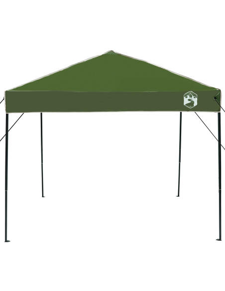 Tenda Gazebo Verde 250 x 250 x 227 / 236 / 245 cm Tessuto Oxford