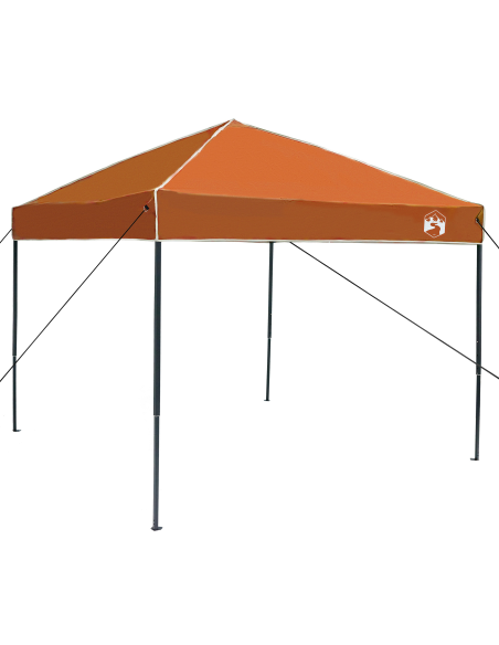 Tenda Gazebo Arancione 250 x 250 x 227 / 236 / 245 cm