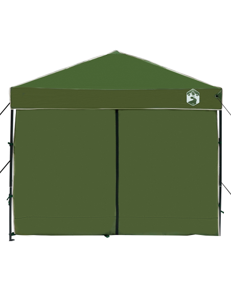 Tenda Gazebo Verde 250 x 250 x 227 / 236 / 245 cm Tessuto Oxford