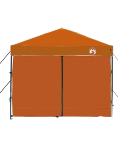 Tenda Gazebo Arancione 243 x 243 x 251 cm Tessuto 2