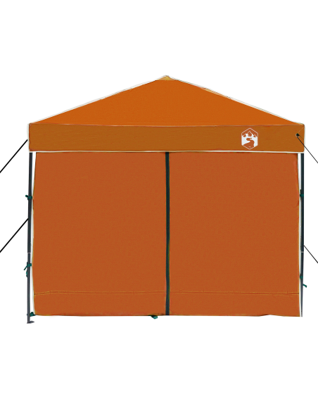 Tenda Gazebo Arancione 250 x 250 x 227 / 236 / 245 cm