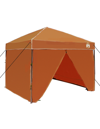 Tenda Gazebo Arancione 243 x 243 x 251 cm Tessuto