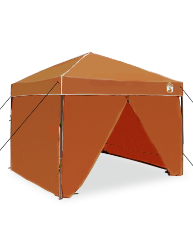 Tenda Gazebo Arancione 243 x 243 x 251 cm Tessuto